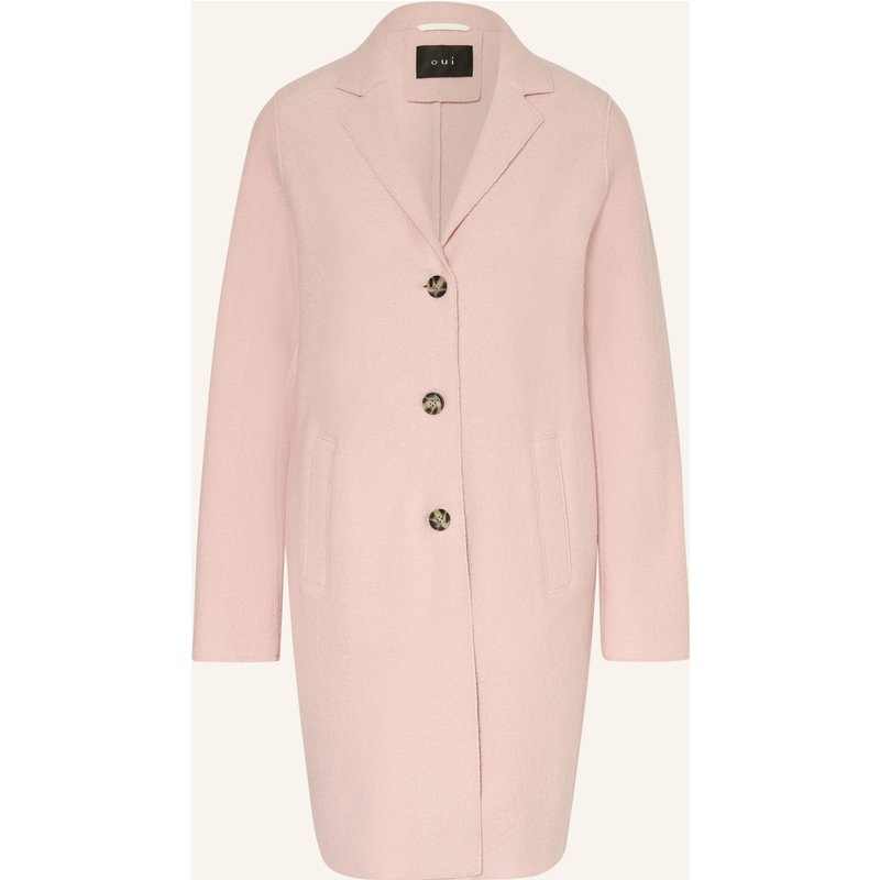 Oui Wollmantel rosa