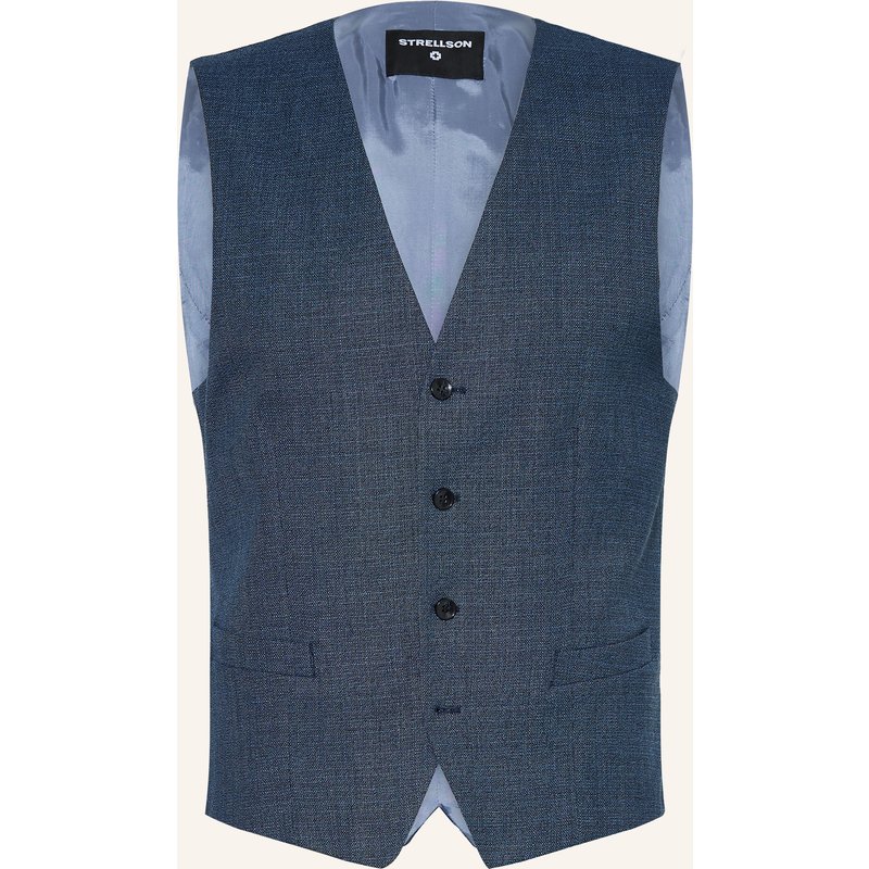 Strellson Anzugweste gyl2 Slim Fit blau
