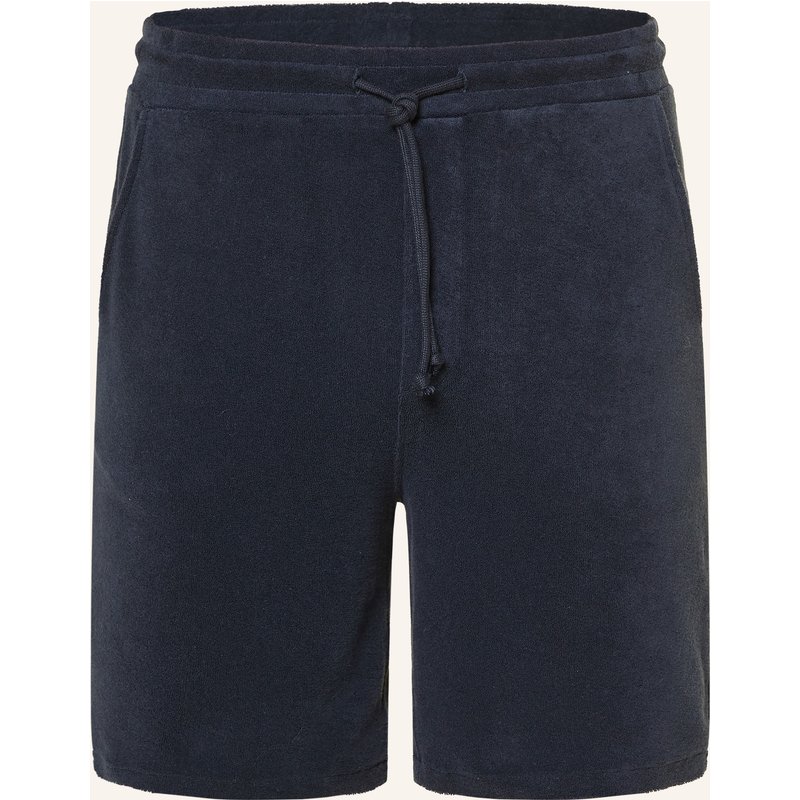 Juvia Frottee-Shorts Dameon blau