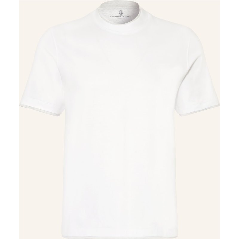 Brunello Cucinelli T-Shirt weiss
