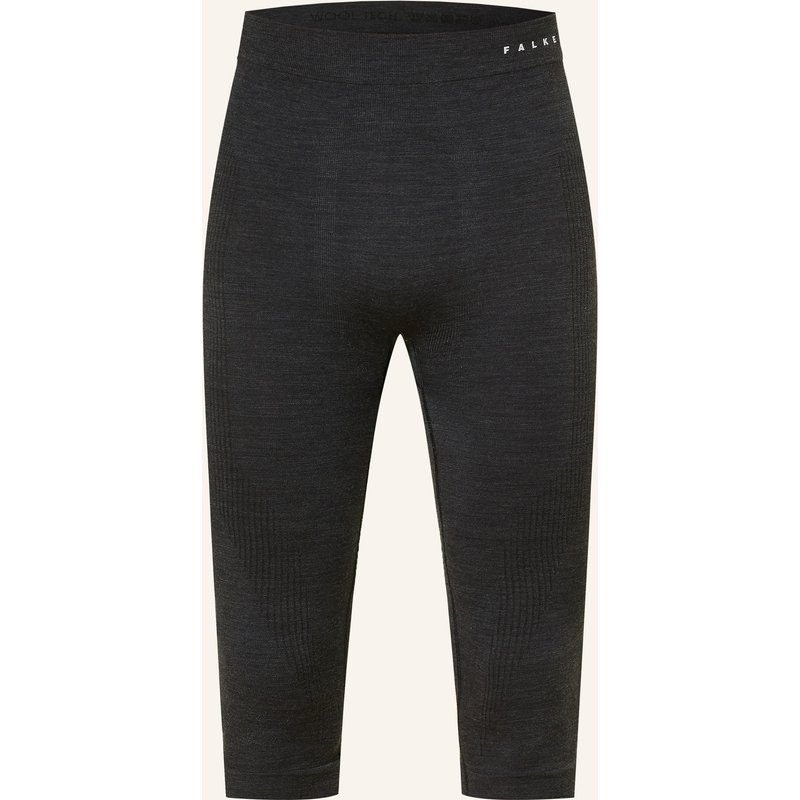 Falke Funktionswäsche-Hose Wool-Tech Mit Verkürzter Beinlänge schwarz