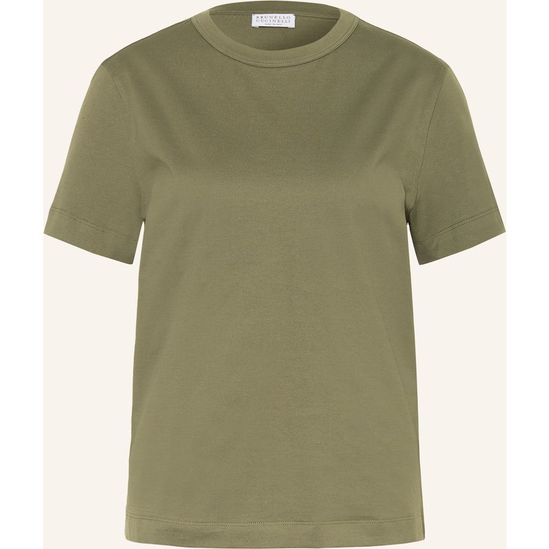 Brunello Cucinelli T-Shirt Mit Schmucksteinen gruen