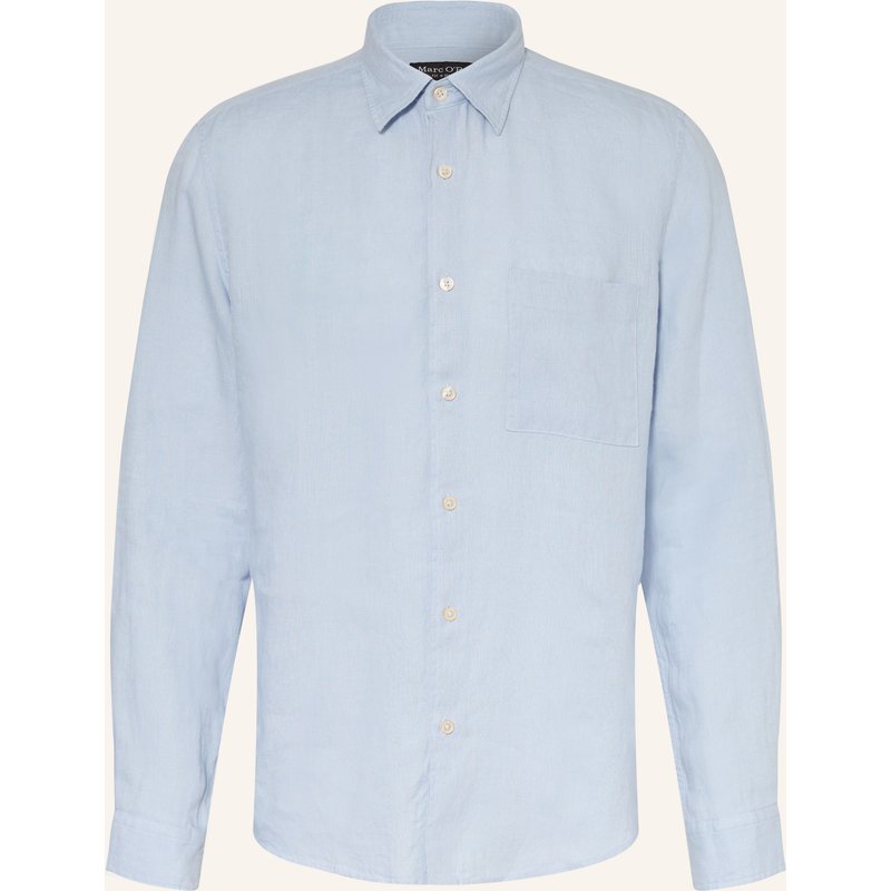 Marc O'polo Leinenhemd Regular Fit blau
