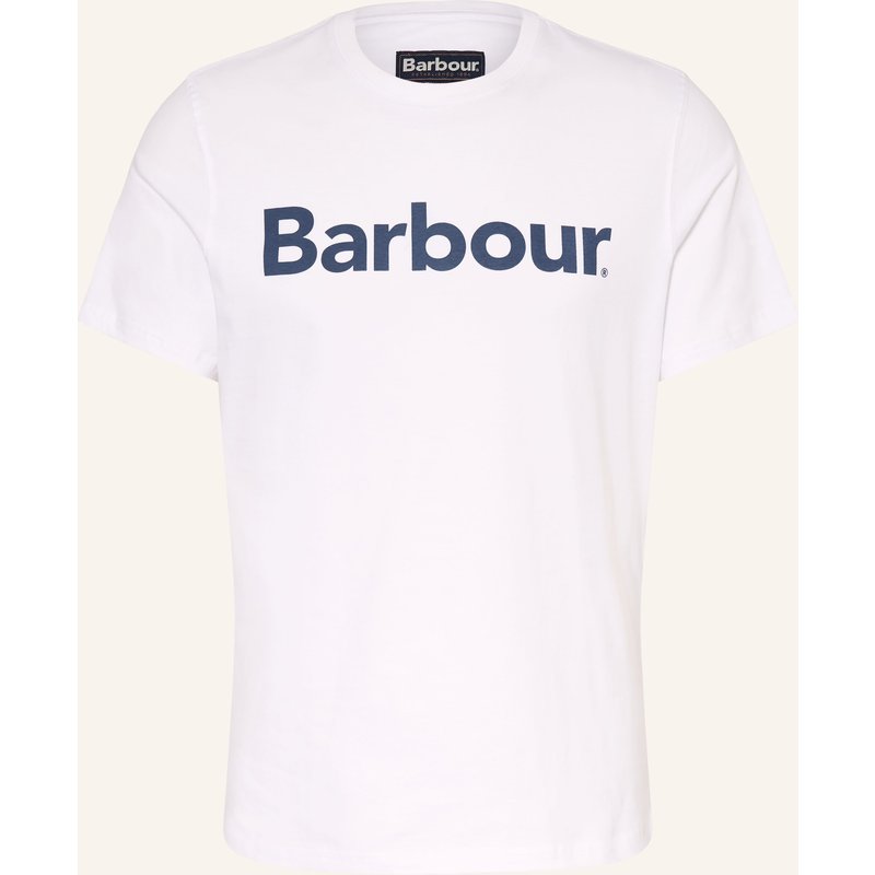 Barbour T-Shirt weiss