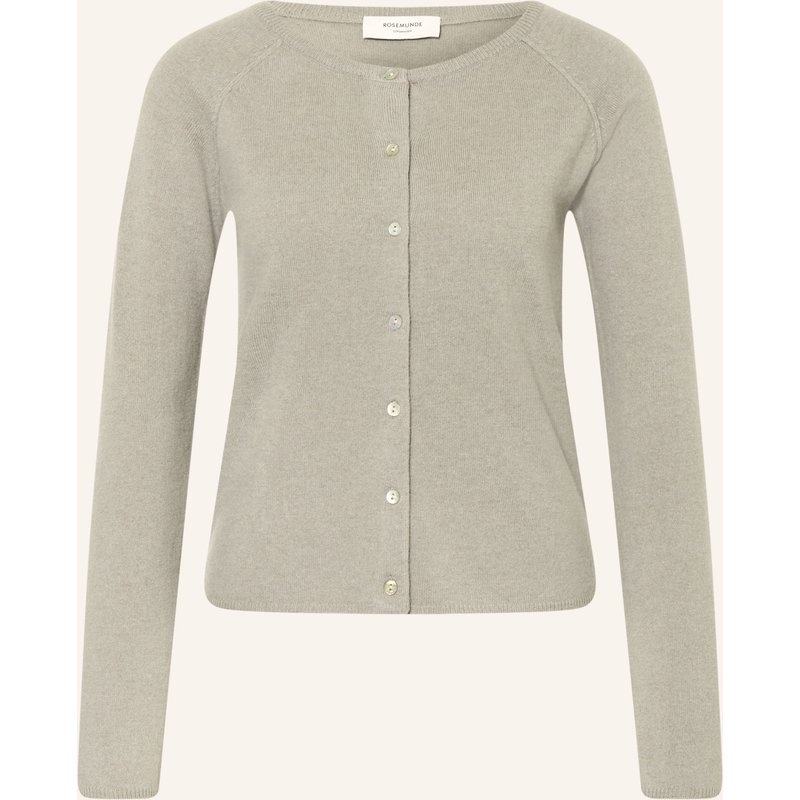 Rosemunde Strickjacke Laica Mit Cashmere gruen