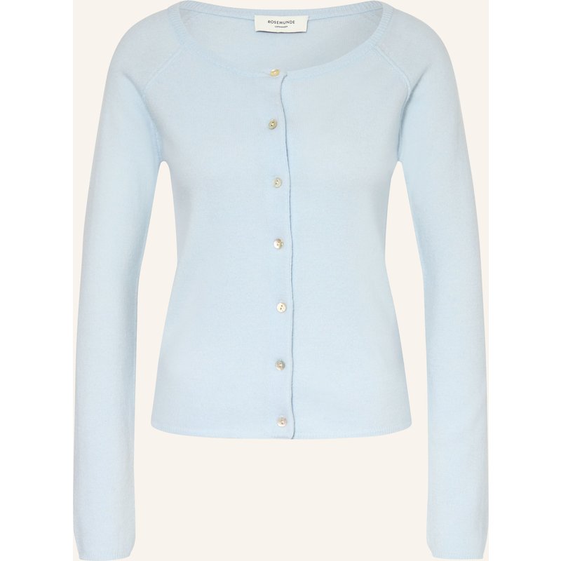 Rosemunde Strickjacke Laica Mit Cashmere blau