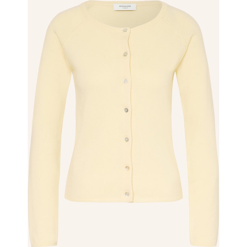 Rosemunde Strickjacke Laica Mit Cashmere gelb
