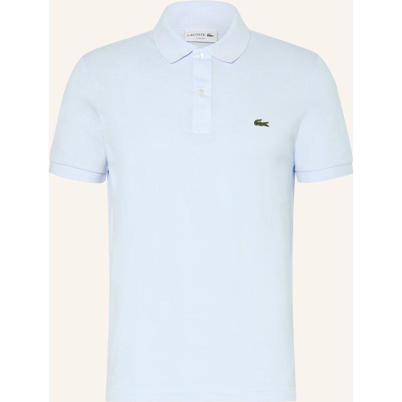 Lacoste Piqué-Poloshirt Slim Fit blau