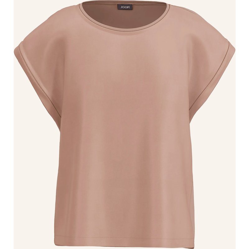 Joop! Blusenshirt Taila Im Materialmix braun