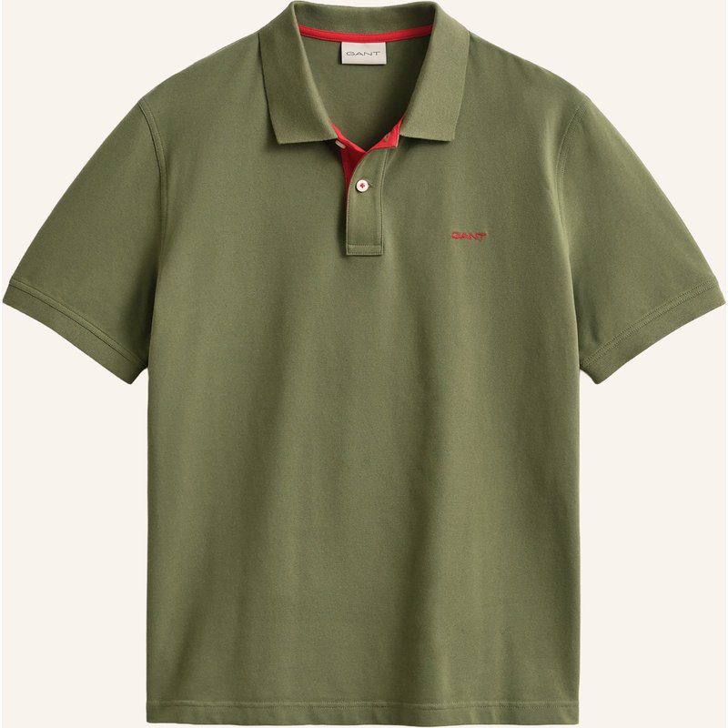 Gant Piqué-Poloshirt gruen