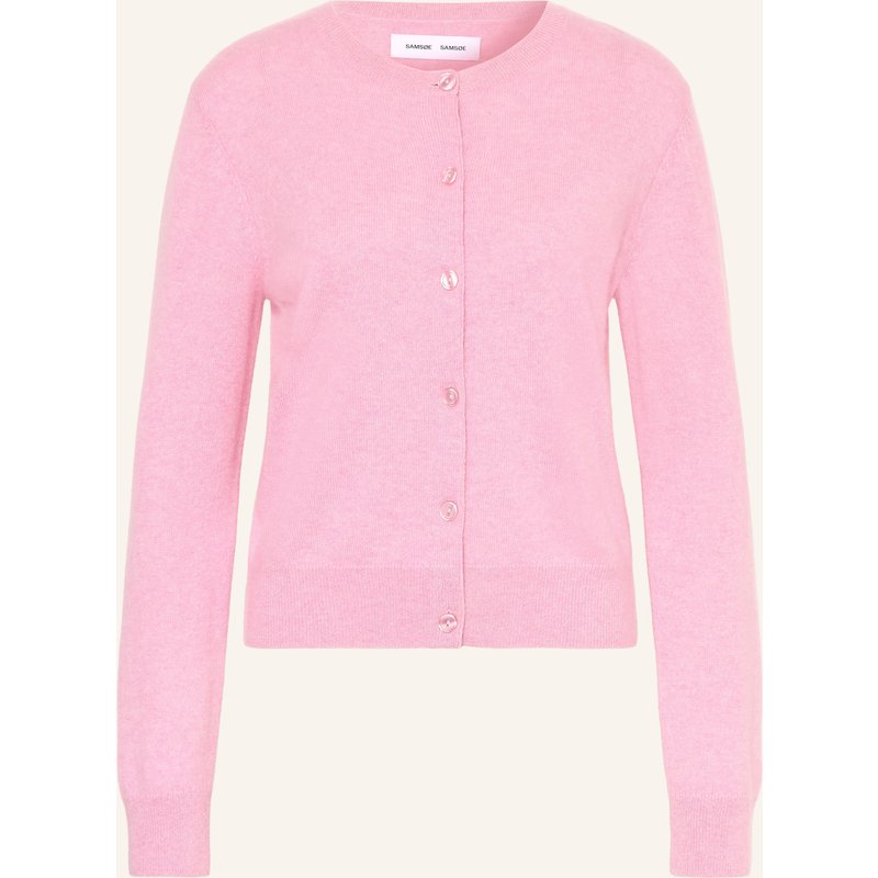 Samsøe Samsøe Strickjacke Saboston Aus Cashmere rosa