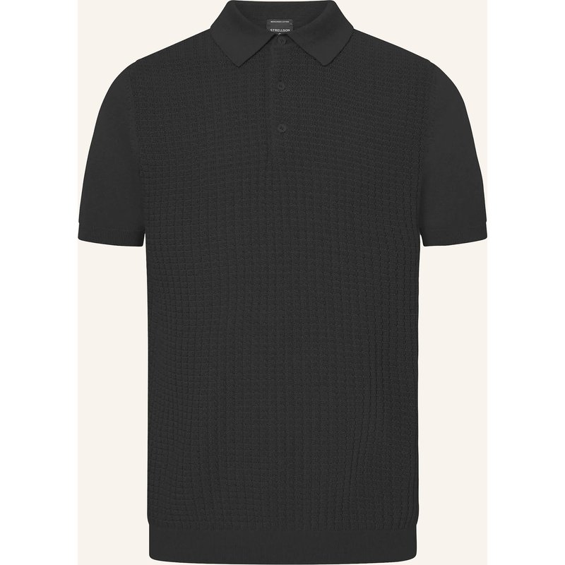 Strellson Strick-Poloshirt Adrian schwarz