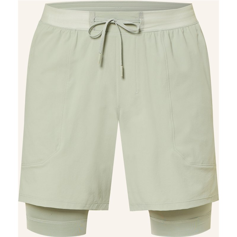 Lululemon 2-In-1-Trainingsshorts License To Train 7in gruen
