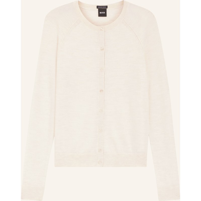 Boss Strickjacke Fonami weiss