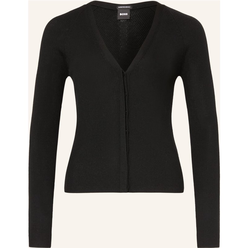 Boss Strickjacke Friva schwarz