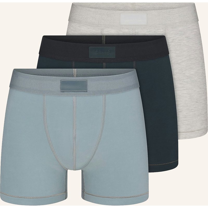 Skims 3er-Pack Boxershorts Skims Cotton gruen