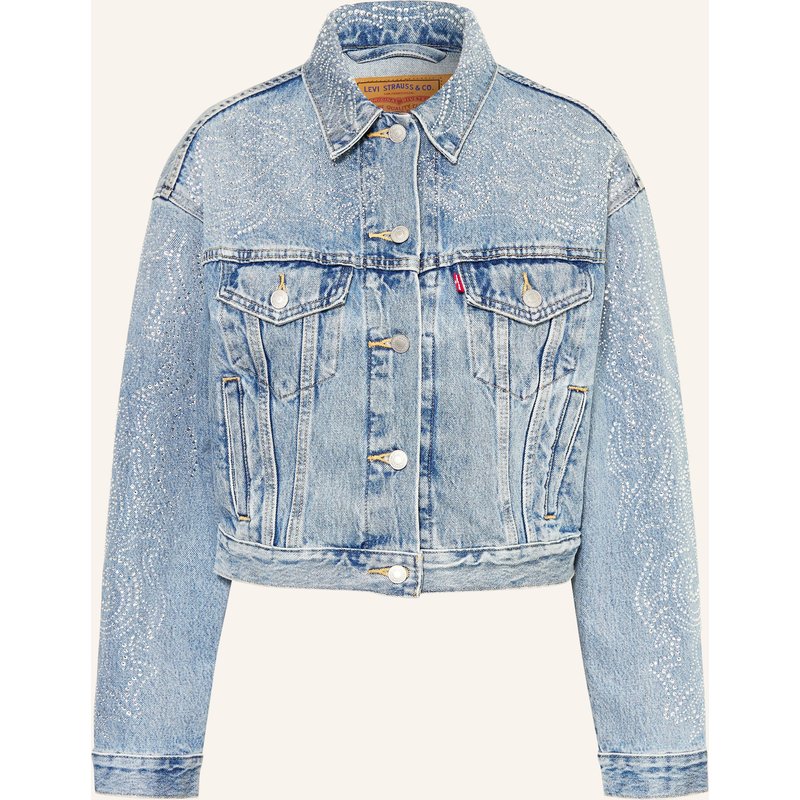 Levi's® Jeansjacke Mit Schmucksteinen blau