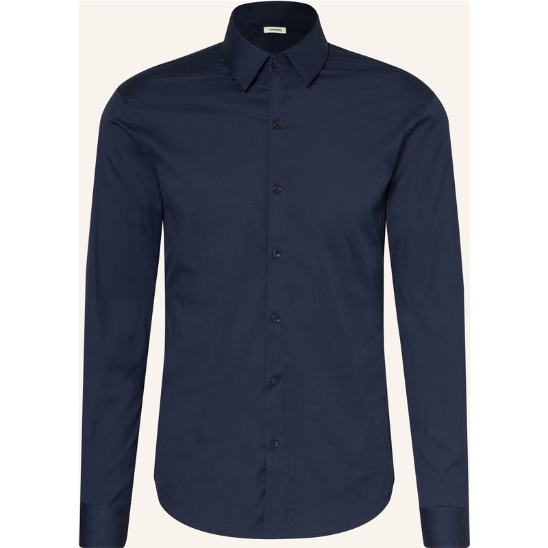 Sandro Hemd Slim Fit blau
