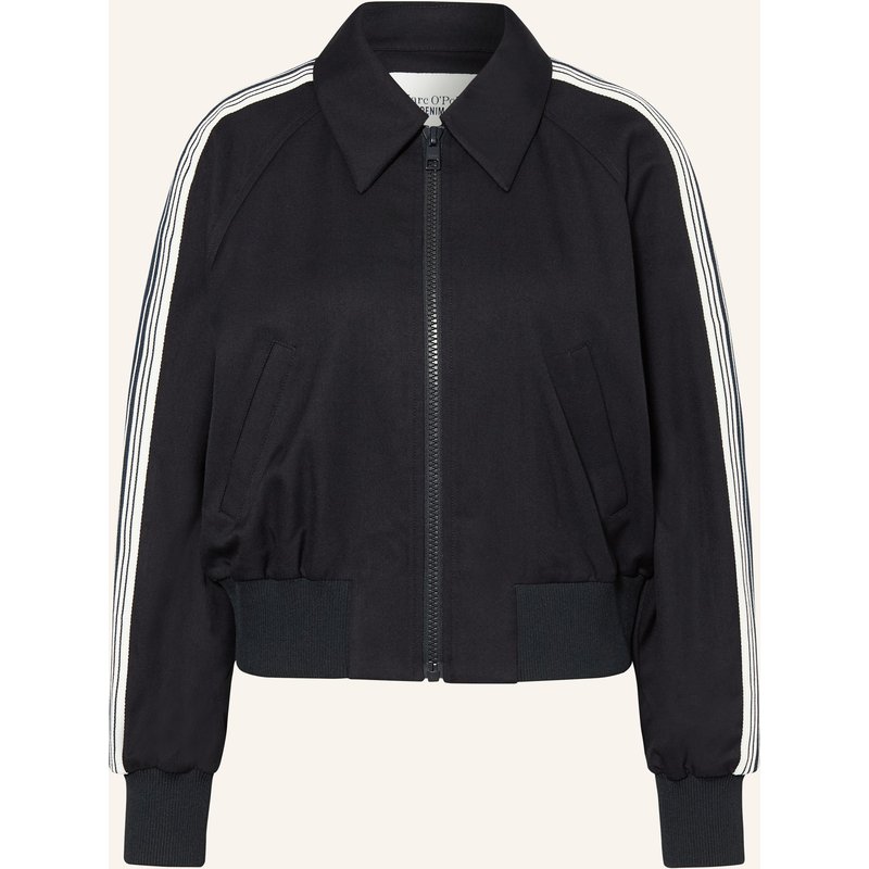 Marc O'polo Denim Blouson Mit Galonstreifen blau