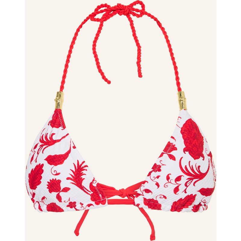 Heidi Klein Triangel-Bikini-Top Evia Zum Wenden rot