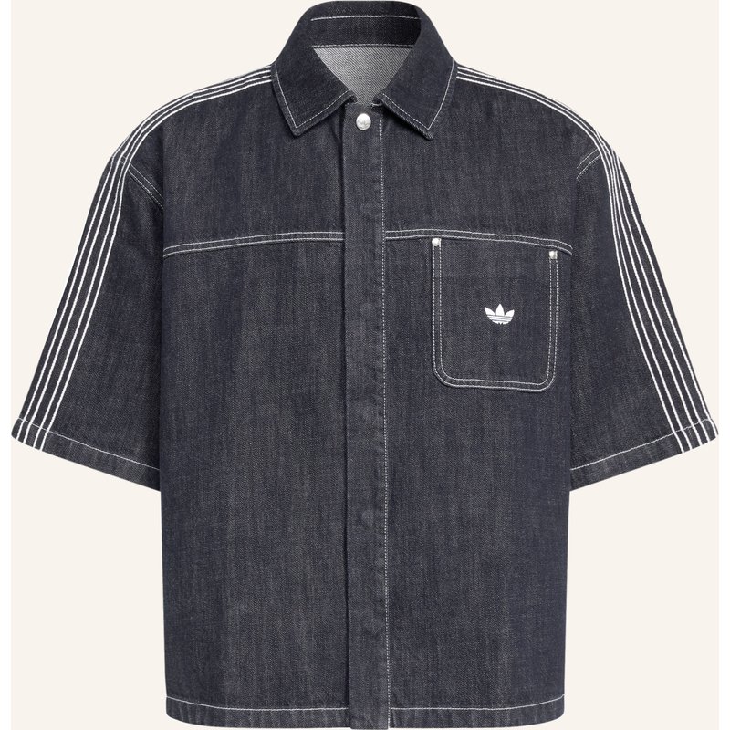 Adidas Originals Jeanshemd Originals Denim Short Sleeve Work Loose Fit blau