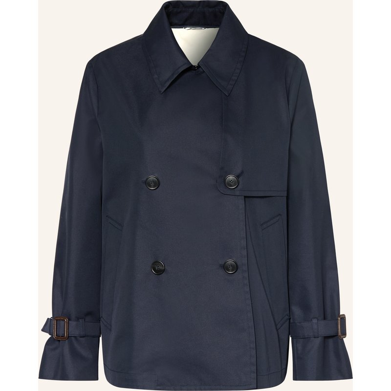 Weekend Max Mara Trench-Jacke Biglia blau
