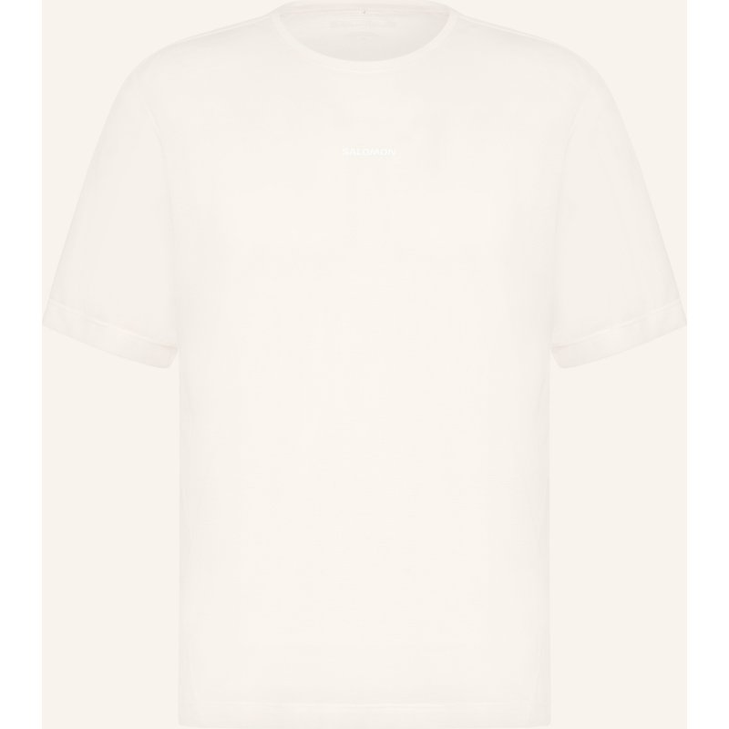 Salomon Laufshirt Shakeout Core weiss