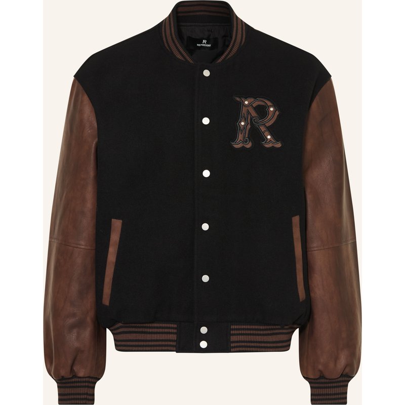 Represent College-Jacke schwarz