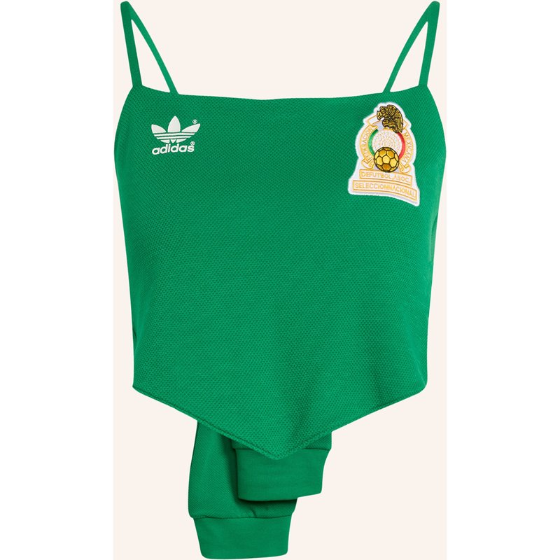 Adidas Cropped-Top Mexiko Reconstructed Bringback gruen