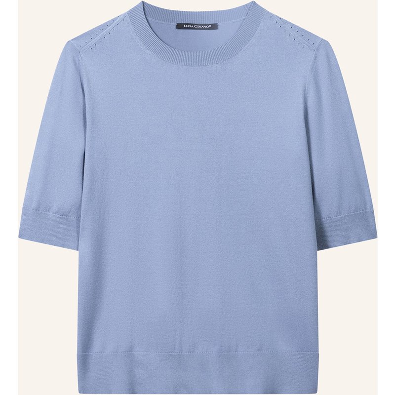 Luisa Cerano Strickshirt blau