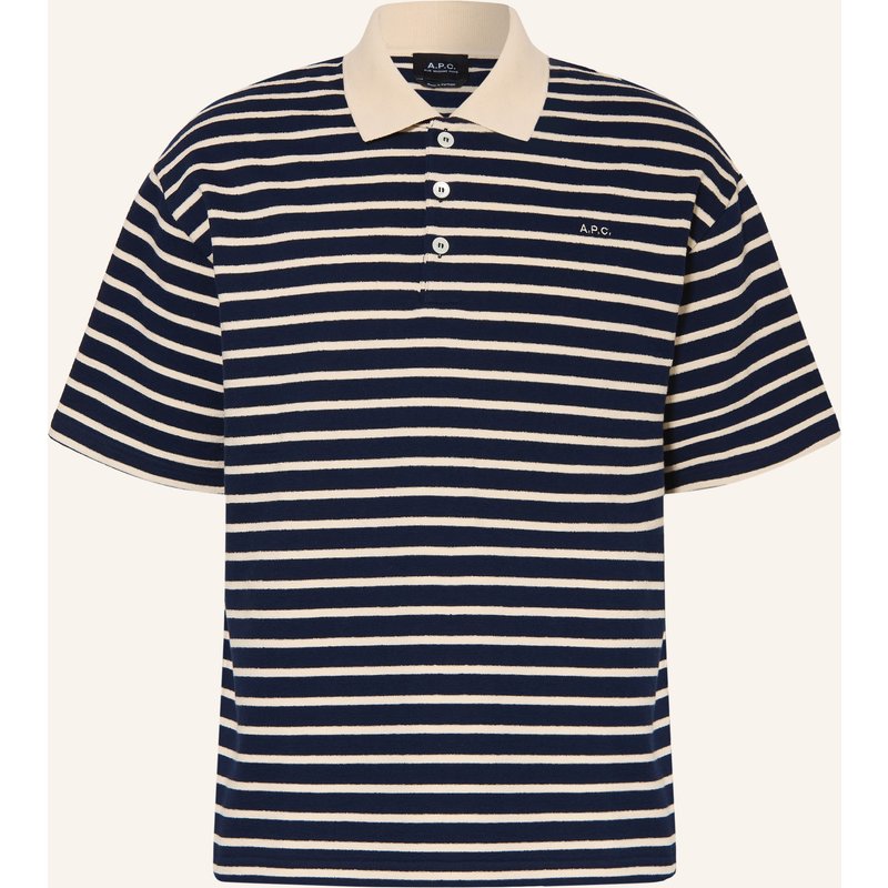 A.P.C. Jersey-Poloshirt blau