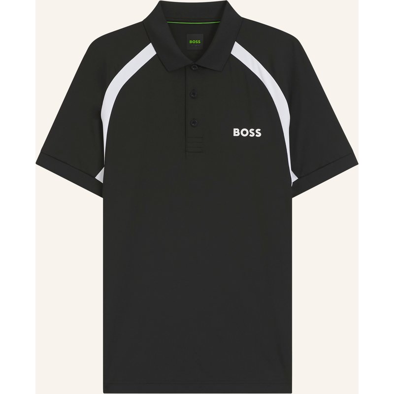 Boss Funktions-Poloshirt Toc schwarz