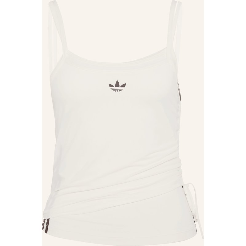 Adidas Originals Top Double Layered Im Materialmix weiss