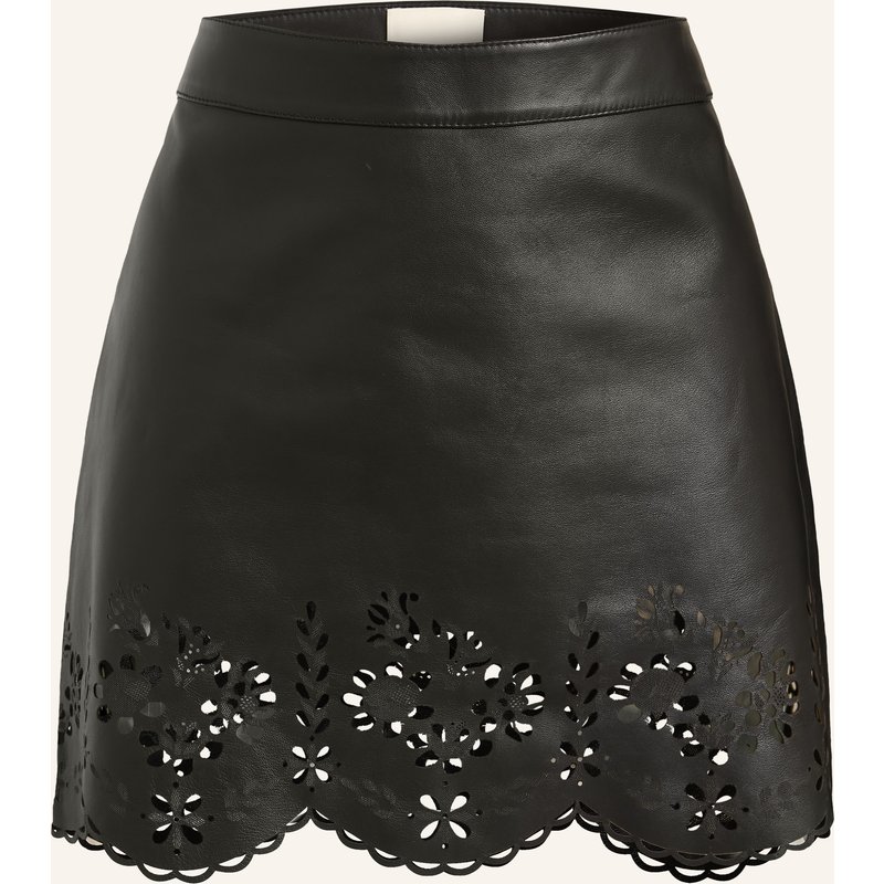 Isabel Marant Lederrock Natea schwarz