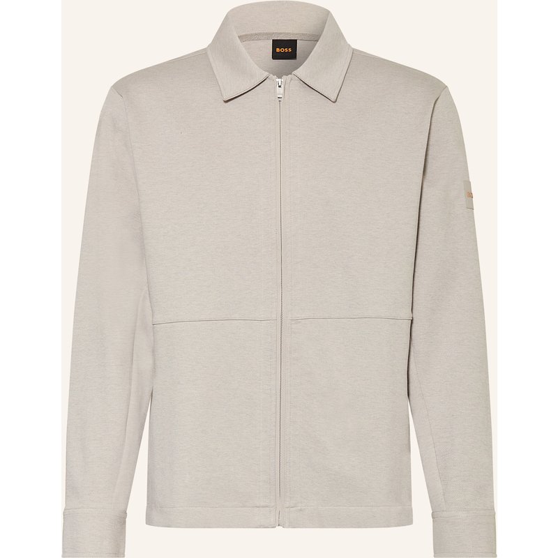 Boss Sweatjacke Twist beige