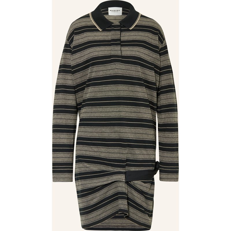 Marant Étoile Strick-Polokleid Isea schwarz