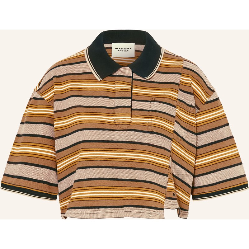 Marant Étoile Jersey-Poloshirt Isalyne beige