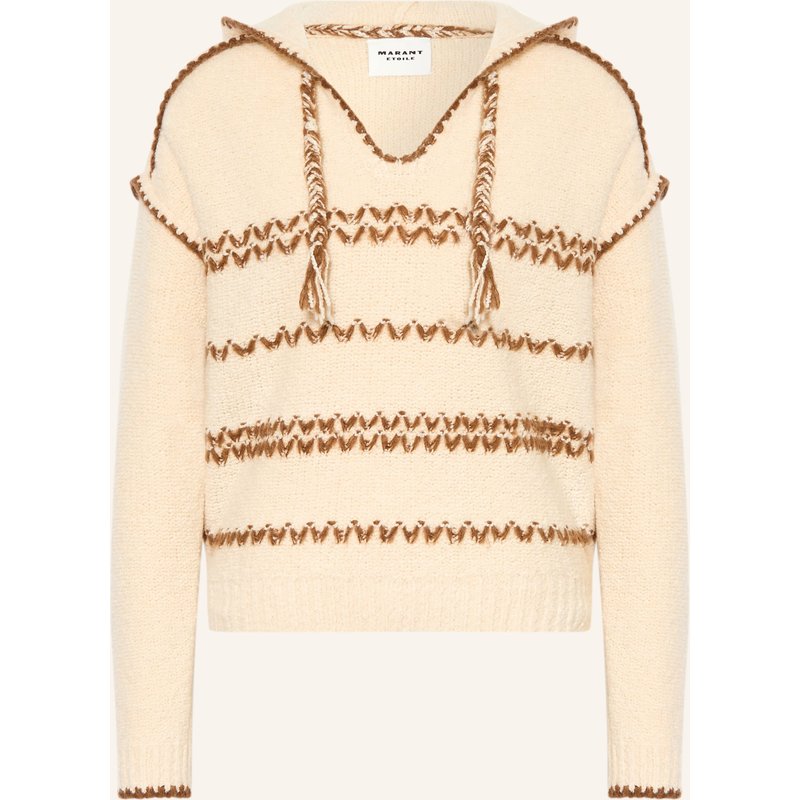 Marant Étoile Strick-Hoodie Romera weiss