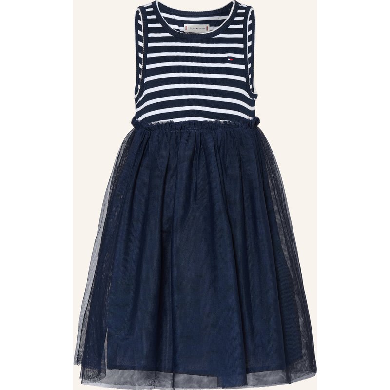 Tommy Hilfiger Kleid Im Materialmix blau