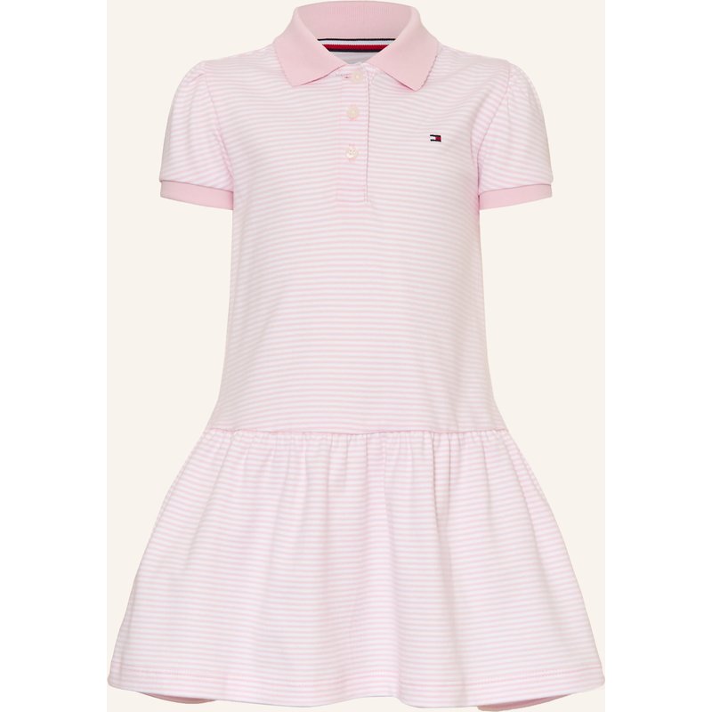 Tommy Hilfiger Jersey-Polokleid rosa