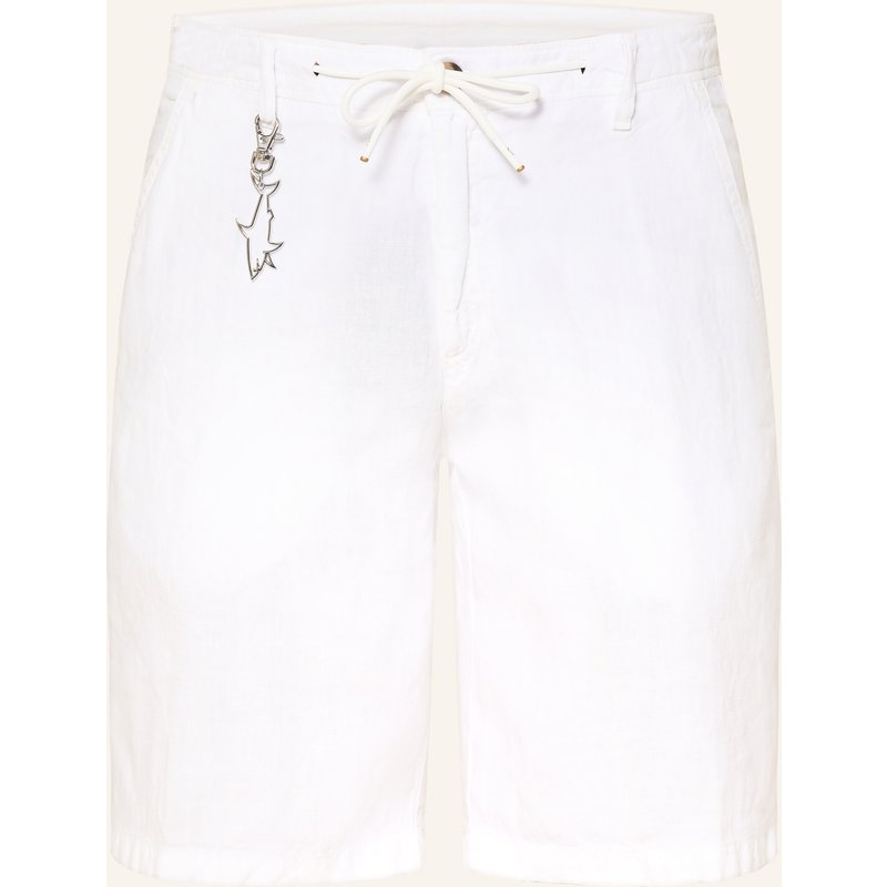 Paul & Shark Leinenshorts weiss