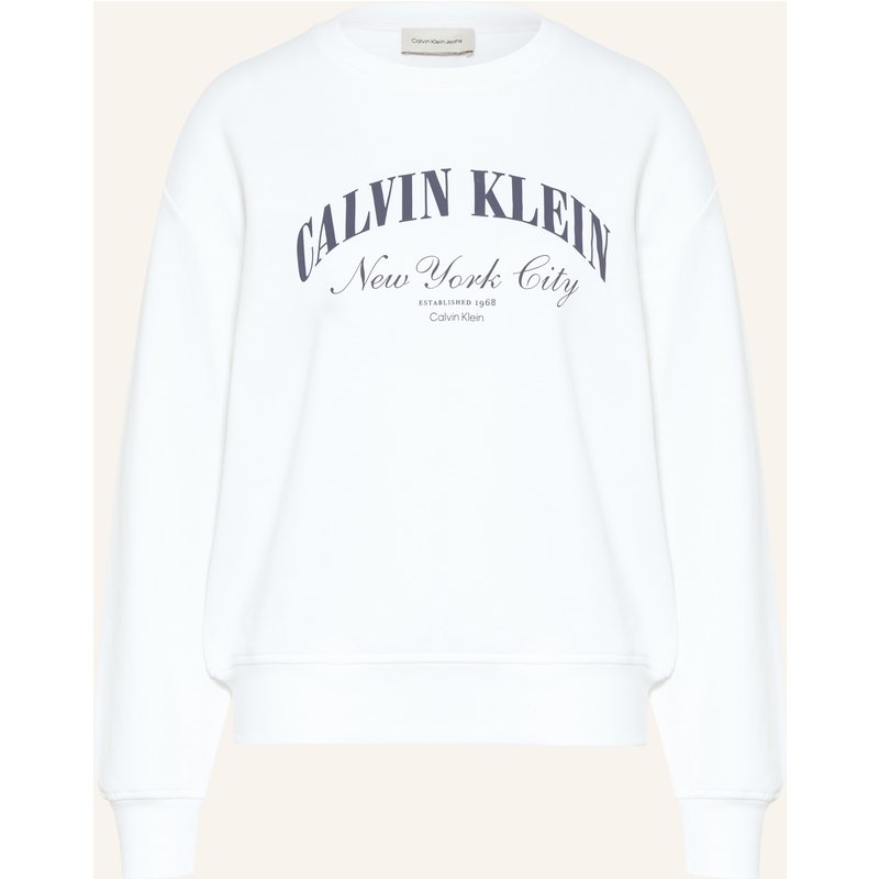Calvin Klein Jeans Sweatshirt weiss