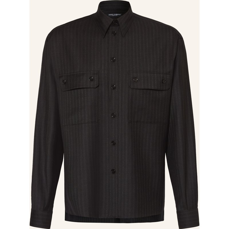 Dolce & Gabbana Hemd Comfort Fit schwarz