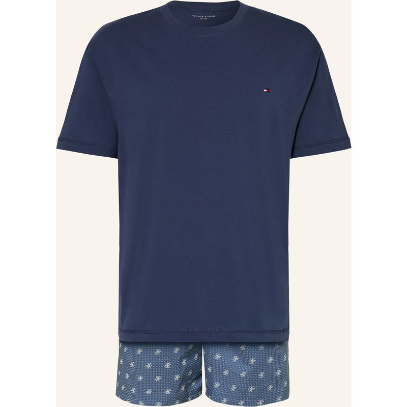 Tommy Hilfiger Shorty-Schlafanzug blau
