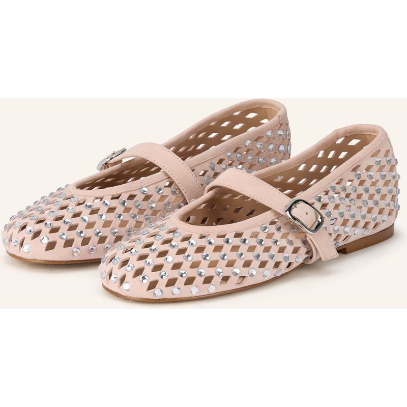 Steve Madden Mary-Jane-Ballerinas Rerun Mit Schmucksteinen beige