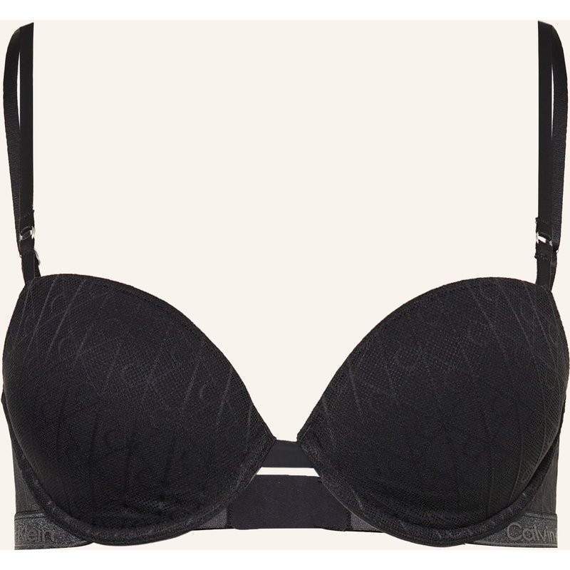 Calvin Klein Schalen-Bh Icon Lace Metallic schwarz