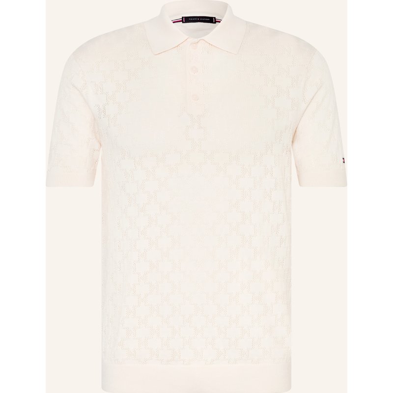 Tommy Hilfiger Strick-Poloshirt beige
