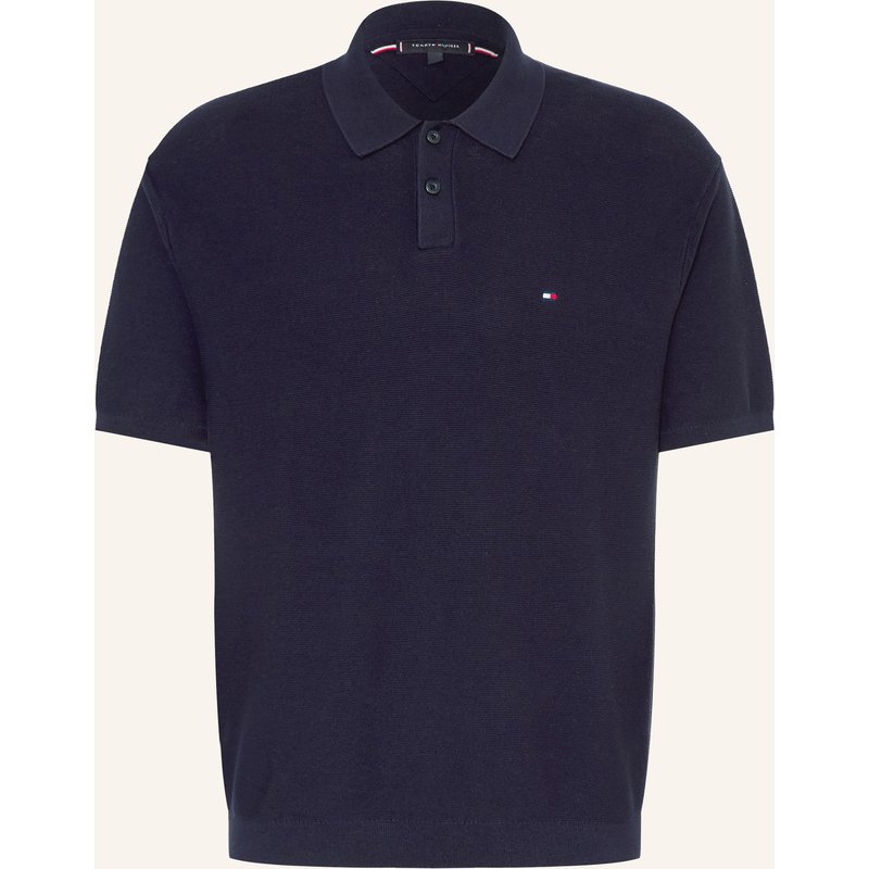 Tommy Hilfiger Piqué-Poloshirt blau