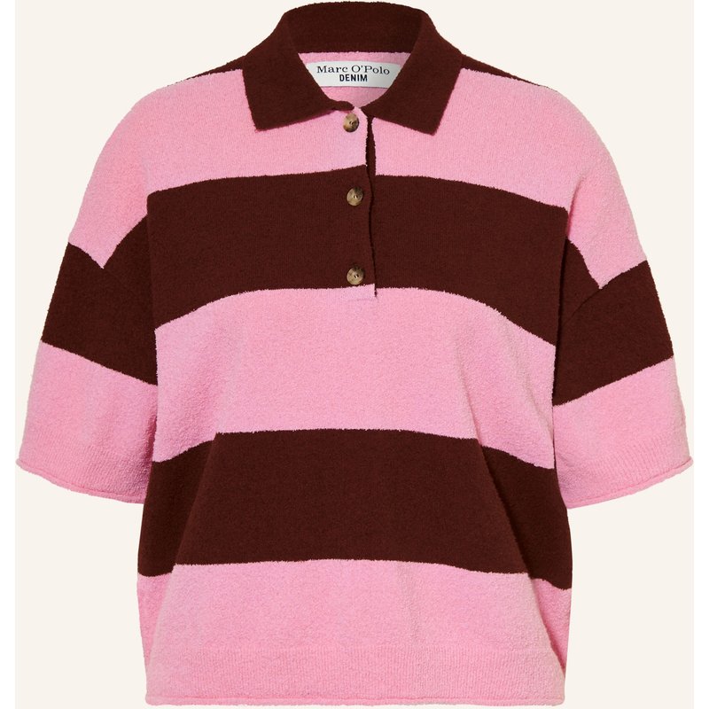 Marc O'polo Denim Strick-Poloshirt pink