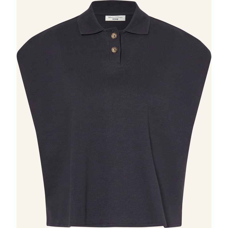 Marc O'polo Denim Piqué-Poloshirt blau